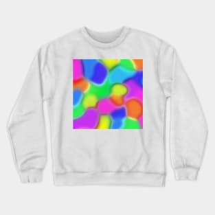 Bright Multicolor Gradient Abstract Crewneck Sweatshirt